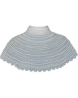 Richa Sharma Pearl Shawl - Gray