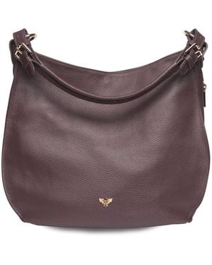 Apatchy London The Harriet Port Leather Bag - Purple
