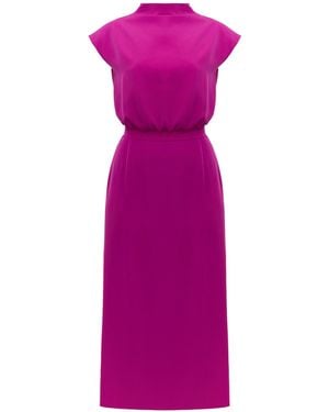 UNDRESS Tessa Kimono Midi Dress - Purple