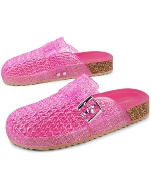 INTENTIONALLY ______ Seth Jelly Clog Mule - Pink
