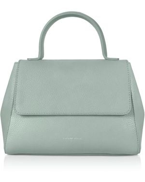 Le Parmentier Ladyfinger Top Handle Ladybag W/Strap - Green