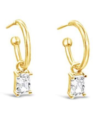 Lutiro Cz Hoop Set - Metallic
