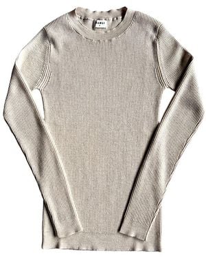 Mabli Neutrals Seilio Skinny Rib - Gray