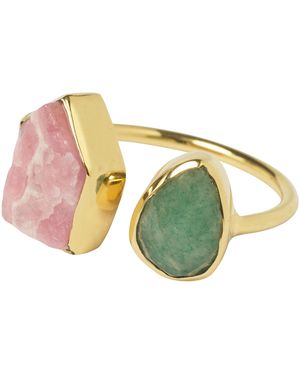 YAA YAA LONDON Colour Fusion Adjustable Ring - Multicolour