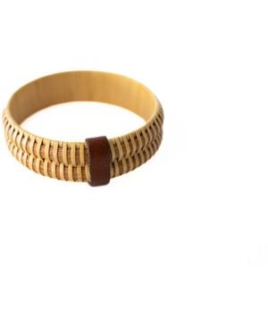Whale Tail Weaving Neutrals The Captain Bracelet - Black