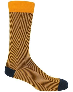 Peper Harow - Made in England Lux Taylor Socks – - Brown