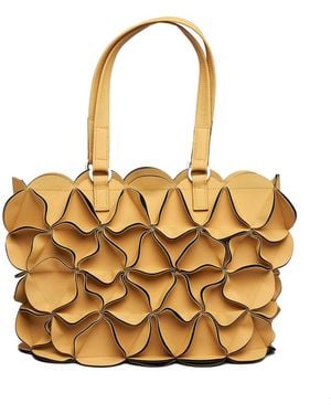 ELEMOOD_Japan Blossom Rectangle Tote Bag - Metallic