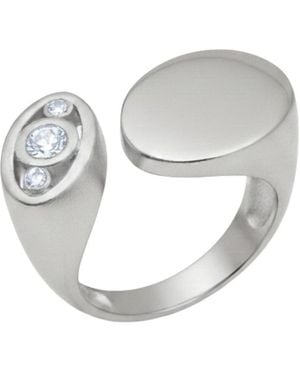 LINYA JEWELLERY Bombay Stone Ring - Metallic
