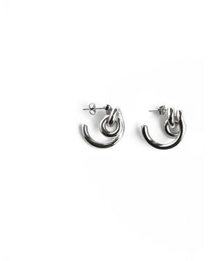 Superdivajewellery Tasha Spiral Earrings - White