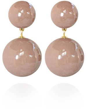 Saule Label Sonia Classic Earrings - Brown
