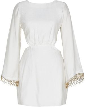 By Felizia Lena Cut-Out Mini Dress - White