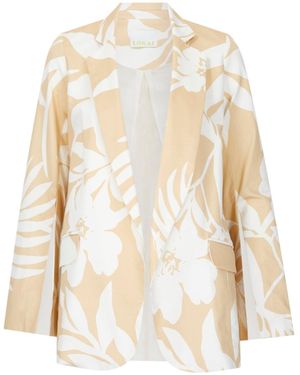 Lonai Limited Neutrals Split Sleeve Blazer - Natural