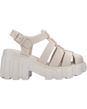 Melissa Neutrals Megan Fisherman Style Platform - White