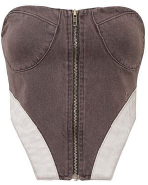 Cótier Denim Vella Top - Grey