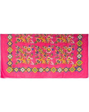 Springmoonatelier Floral Scarf - Pink