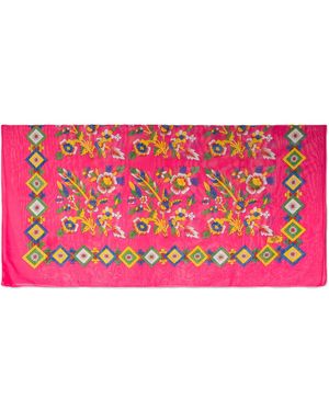 Springmoonatelier Floral Scarf - Pink