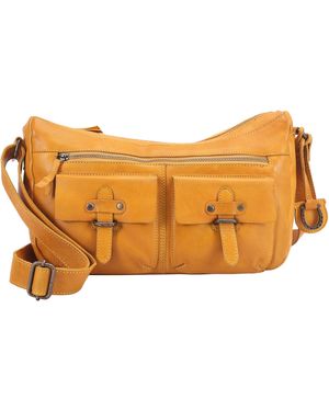 Lloyd Baker Loulia Leather Crossbody Bag - Orange