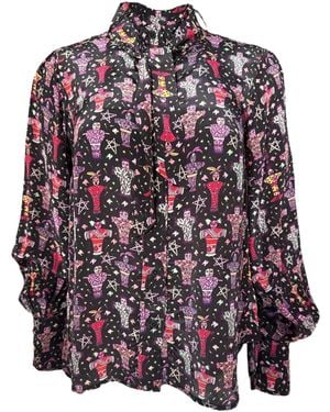 Any Old Iron Voodoo Necktie Shirt - Red