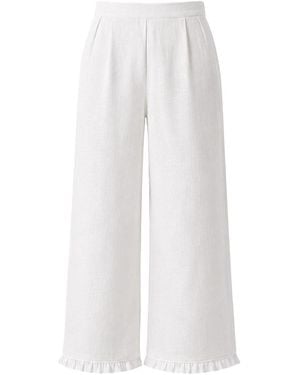 Imaura Btw Linen Trousers - White