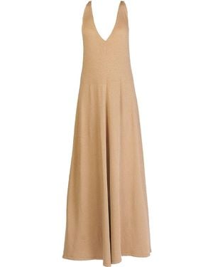 Maison Bogomil Fine-Knit Maxi Dress - Natural