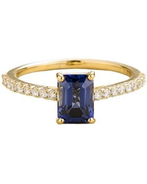 Juvetti Thamani Ring Royal Sapphire & Diamond - Blue