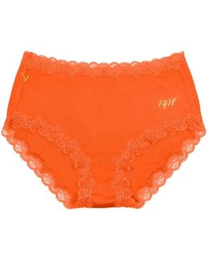 Uwila Warrior Soft Silk Days Of The Week Briefs Tgif- Spicy - Orange