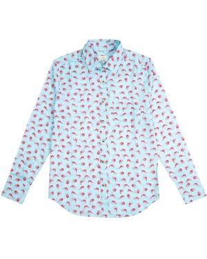 ALOFT Shrimp Beach Shirt - Blue