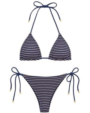 Room 24 Riviera Triangle Top - Blue