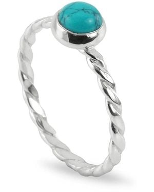 The Jewellery Store London December Birthstone Ring - Blue