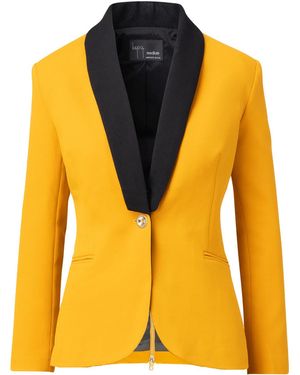 Layo G Rebellious Stretch Blazer - Yellow