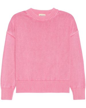 Ellsworth & Ivey Emery Crewneck Jumper - Pink