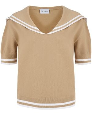 SALANIDA Vento Sailor Top - Natural