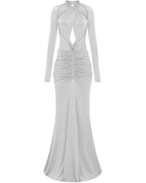 Khéla the Label Tie Rebel Dress - White