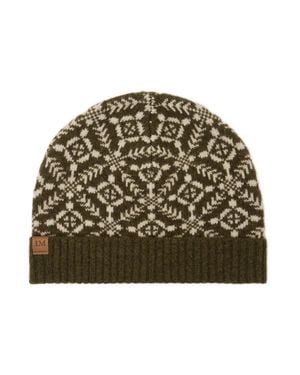 Lorna Murray Khaki Jindabyne Beanie - Green