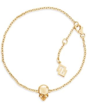SALLY SKOUFIS Peace Anklet - Metallic