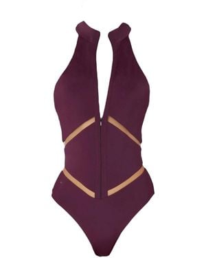 Room 24 Maya One Piece Bordeaux - Purple
