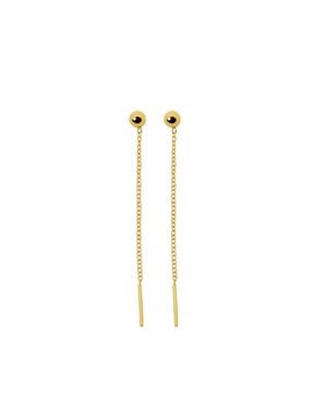 Argento Vivo The Bella Threader Earring - Metallic