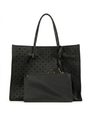 Hamel Atelier Mallorca Leather Tote Bag - Black