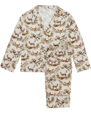 Fable England A Night's Tale Woodland Pyjamas - Natural