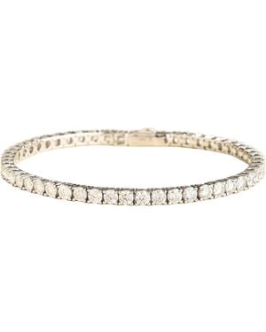 Juvetti Stacy Diamond Round Tennis Bracelet - Metallic