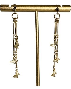 Rachel Nathan Post: Butterfly Kaleidoscope Earrings - Metallic