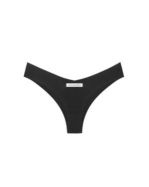 GOD SAVES QUEENS Second Skin Cheeky Panty - Black