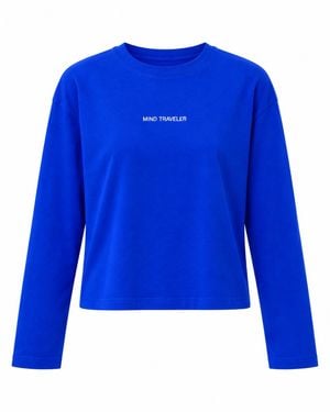 Mind Traveler Royal Open-Back Agata T-Shirt - Blue