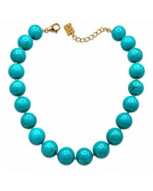Michael Nash Jewelry Abigail Semi Precious Necklace - Blue