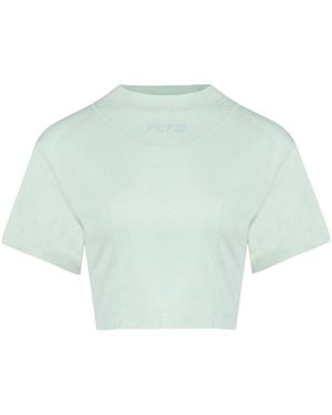 Pcfg Neutrals Free Heaven Crop Tshirt - Green