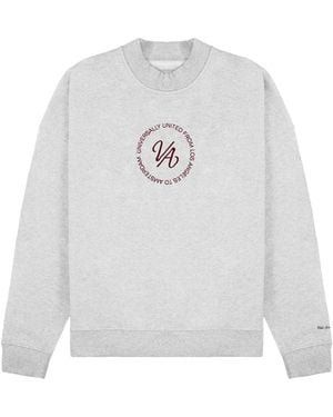 VLD Westwood Va Script Mockneck Sweatshirt - White