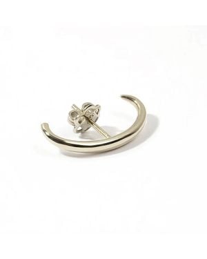 VicStoneNYC Fine Jewelry Ear Cuff Lobe Solid Earring - White