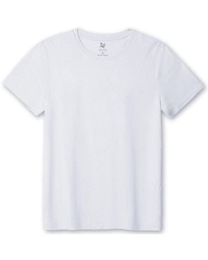 On/Off Essentials Bamboo Crew Neck Tee - White