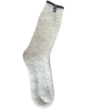 Arthur Beale Neutrals Explorer Socks - White
