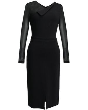 Smart and Joy Fitted Dress - Black